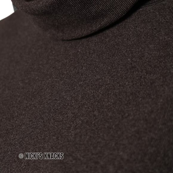 Varley Gray Rainer Brushed Rib Turtleneck Pullover Sweater Soft Jumper Size L - Picture 4 of 12